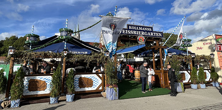 Kollmanns Weissbiergarten auf dem Oktoberfest 2022 (Paulaner)  